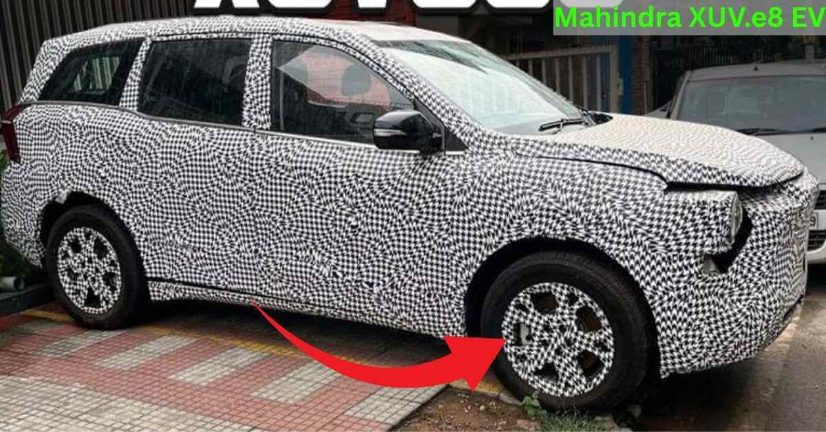Mahindra XUV.e8 EV Caught on Camera Again Launch, Features & Design Leaks